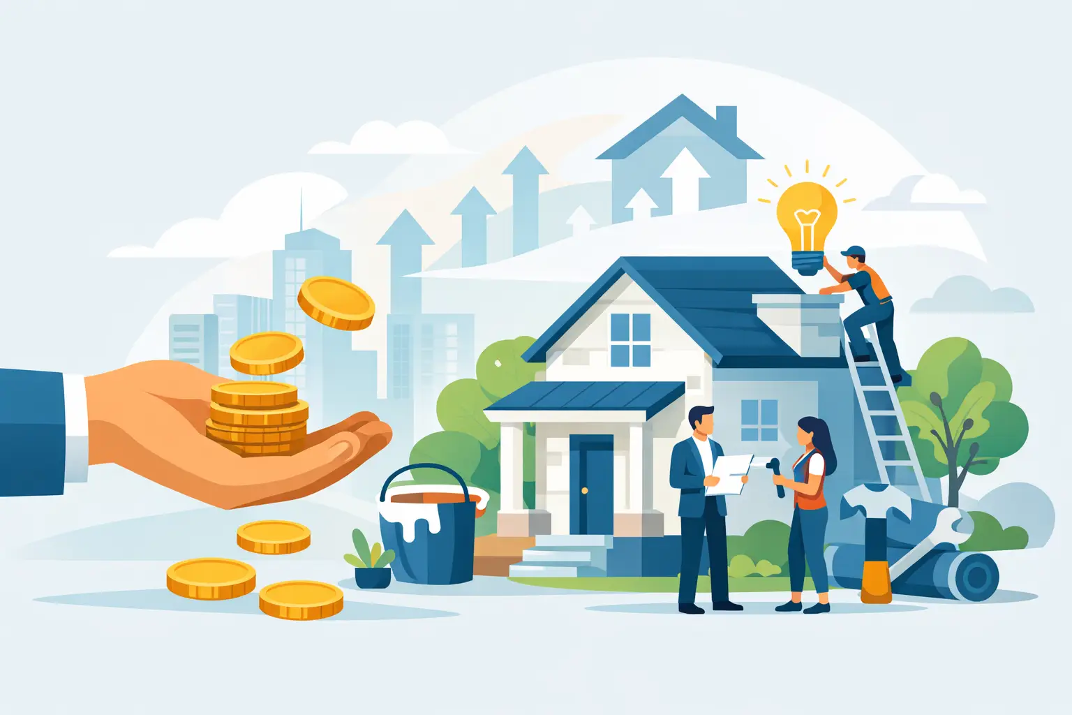 Using Future Rent for Property Improvements