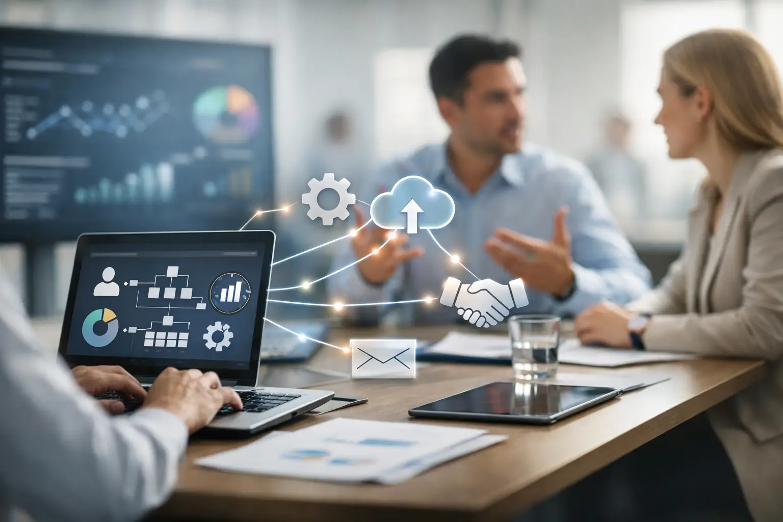 Integração CRM e operação sem gargalos