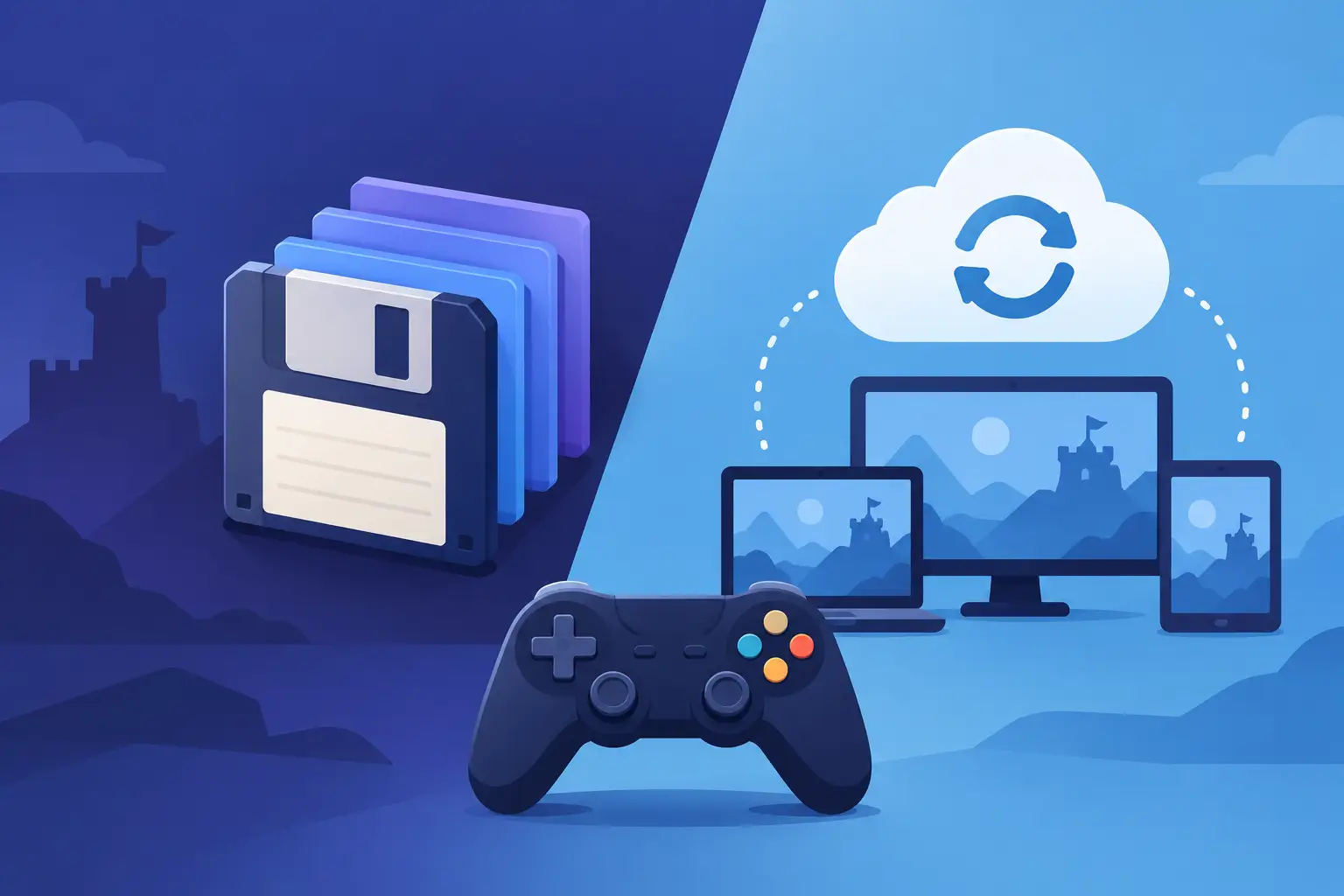 Save Versioning Versus Synchronisation for Gamers