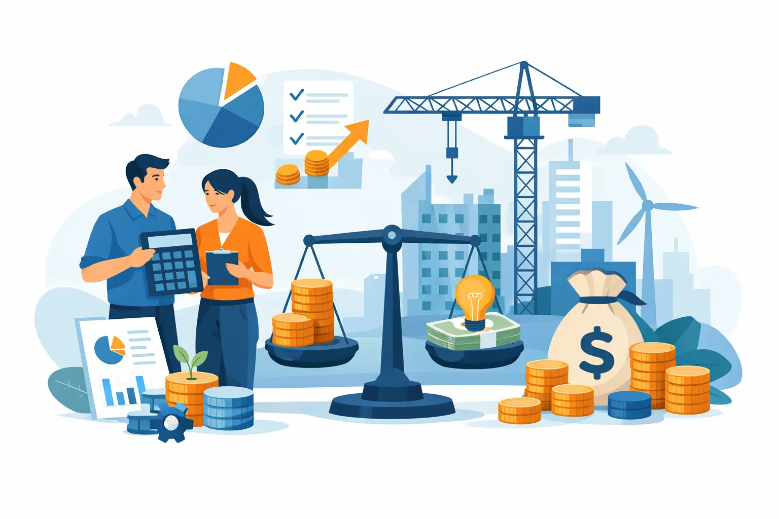 Como calcular contrapartida financeira em projetos
