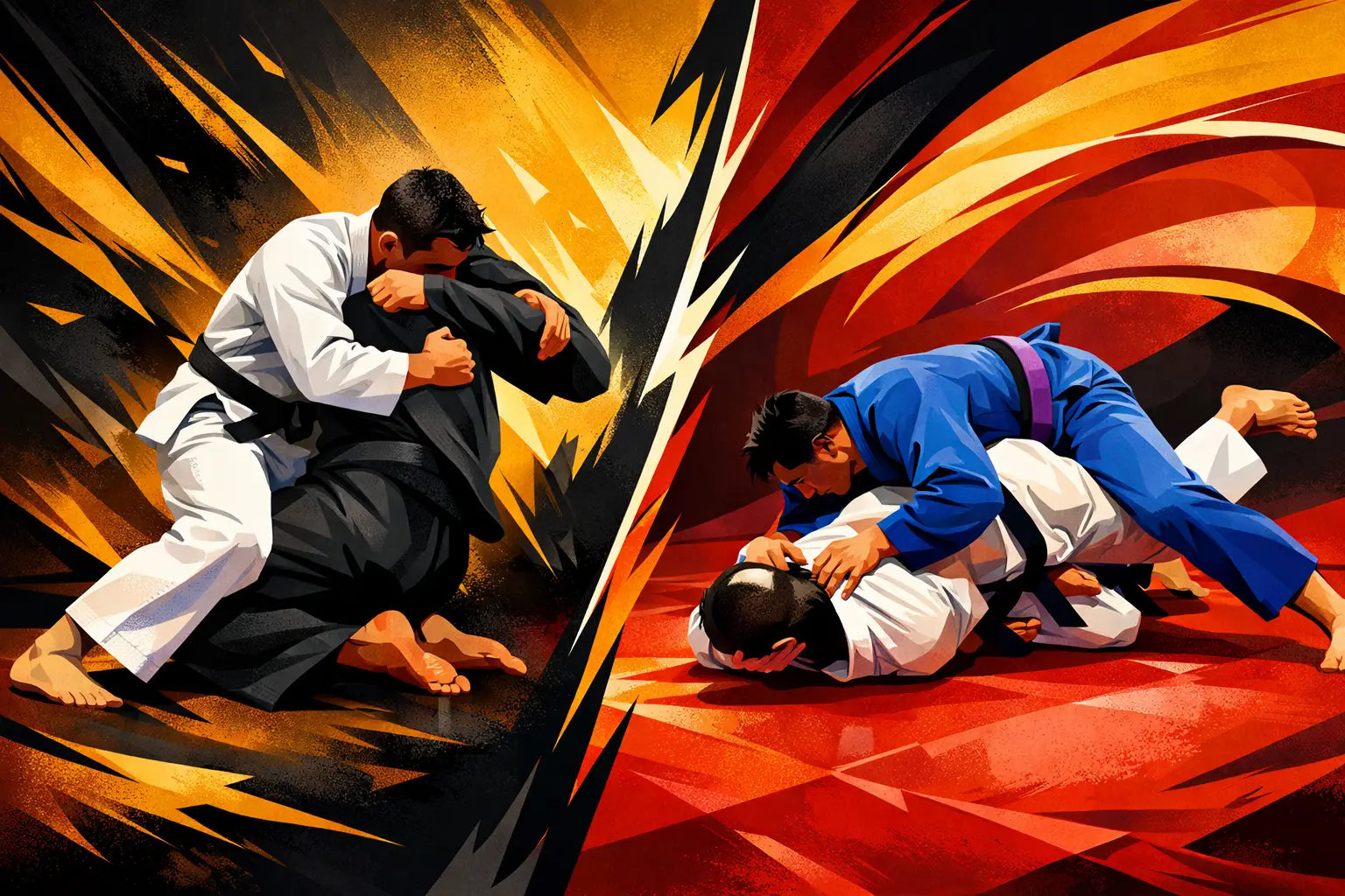 BJJ Self Defense Versus Sport Training Compared