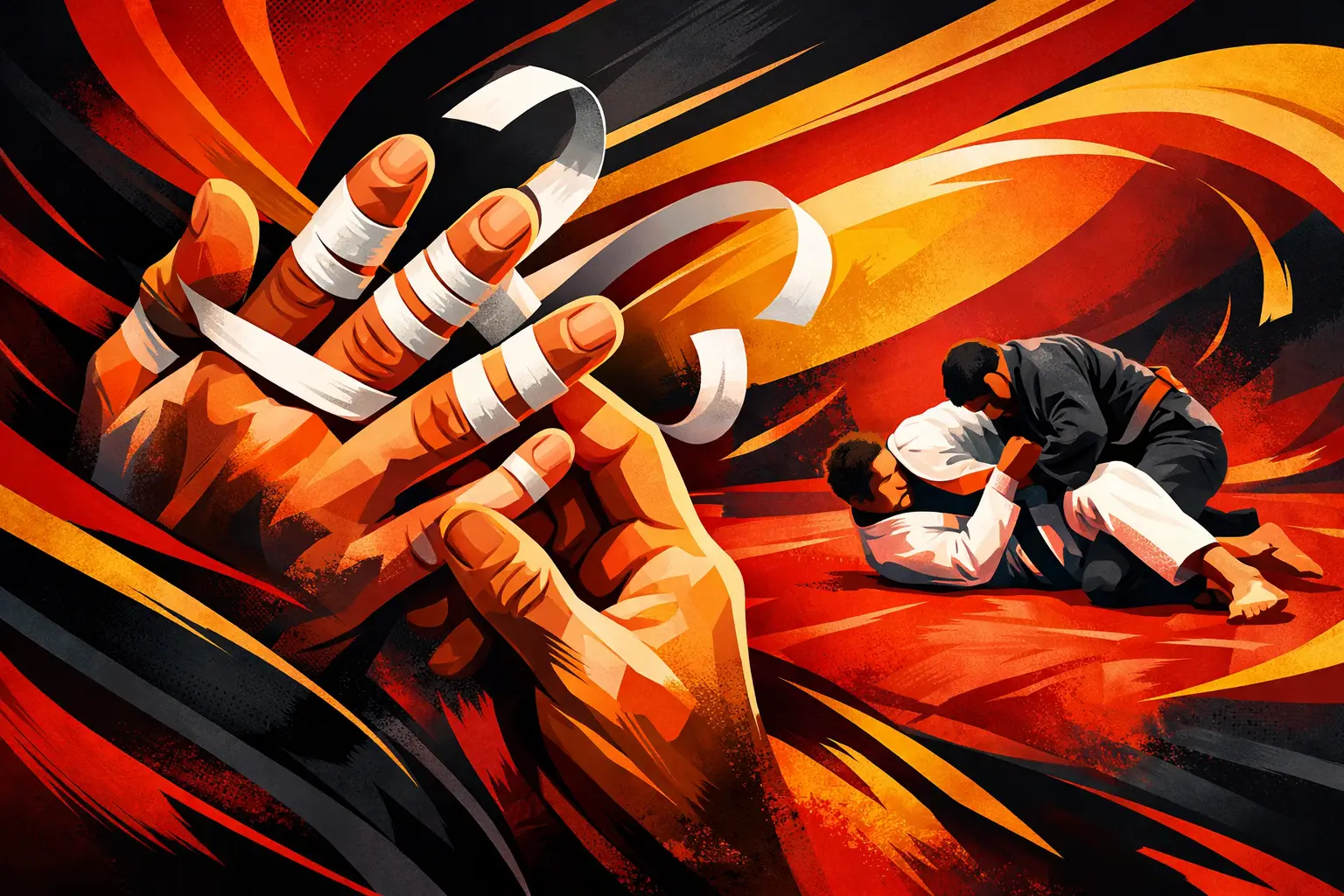 How to Tape BJJ Fingers for Better Training