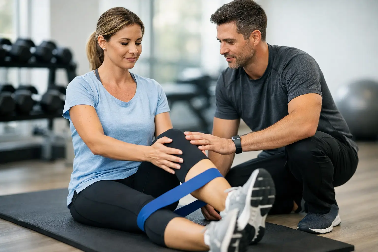Exercícios para dor no joelho com segurança