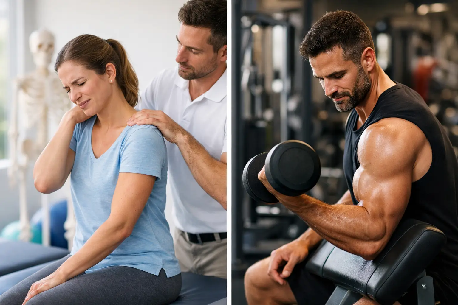 Fisioterapia ou musculação para dor funciona melhor?