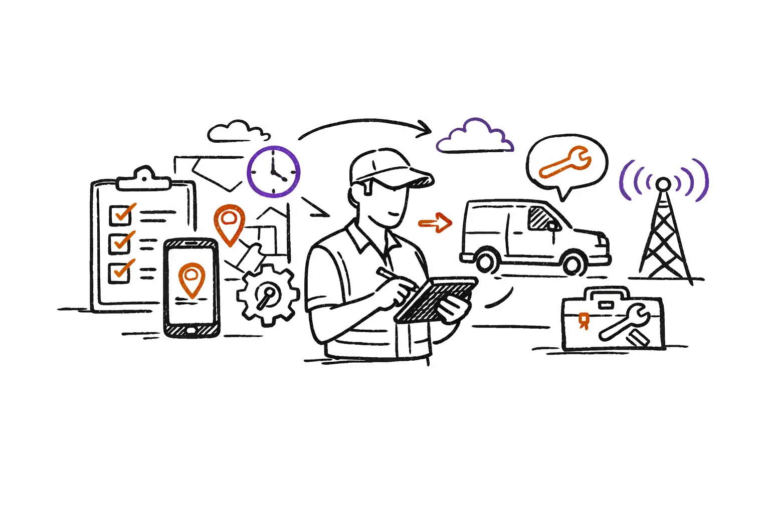 Application de gestion des interventions terrain