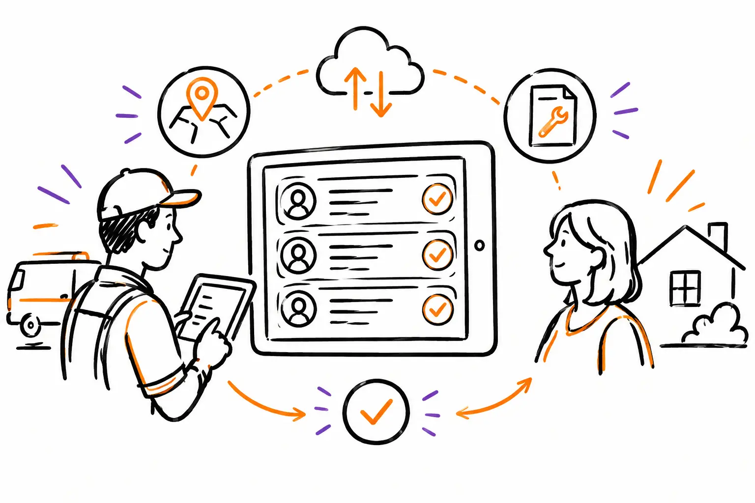 Suivi interventions clients sans pertes d'information