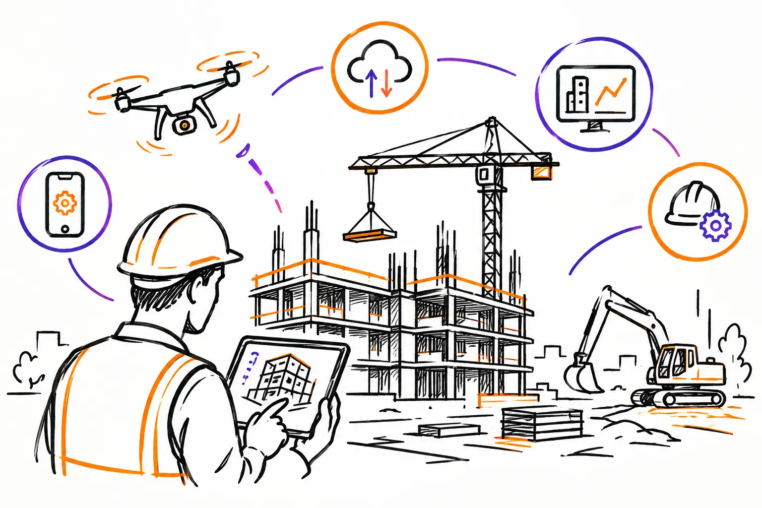 Tendances digitalisation chantier à suivre en 2026