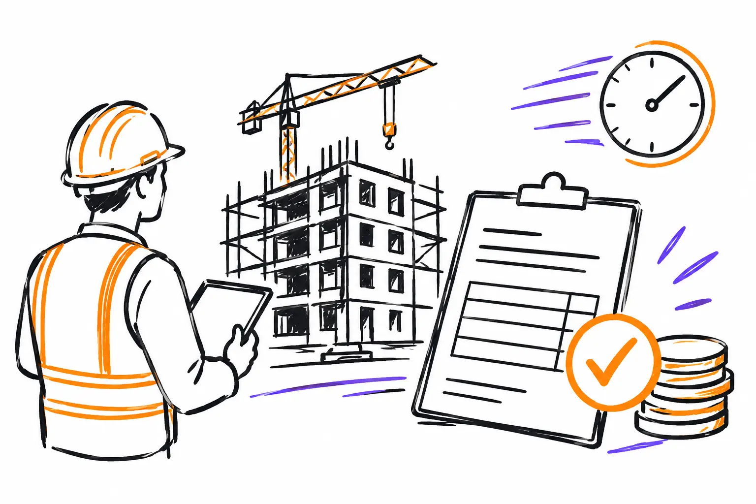 Facturation des travaux exécutés sans retards