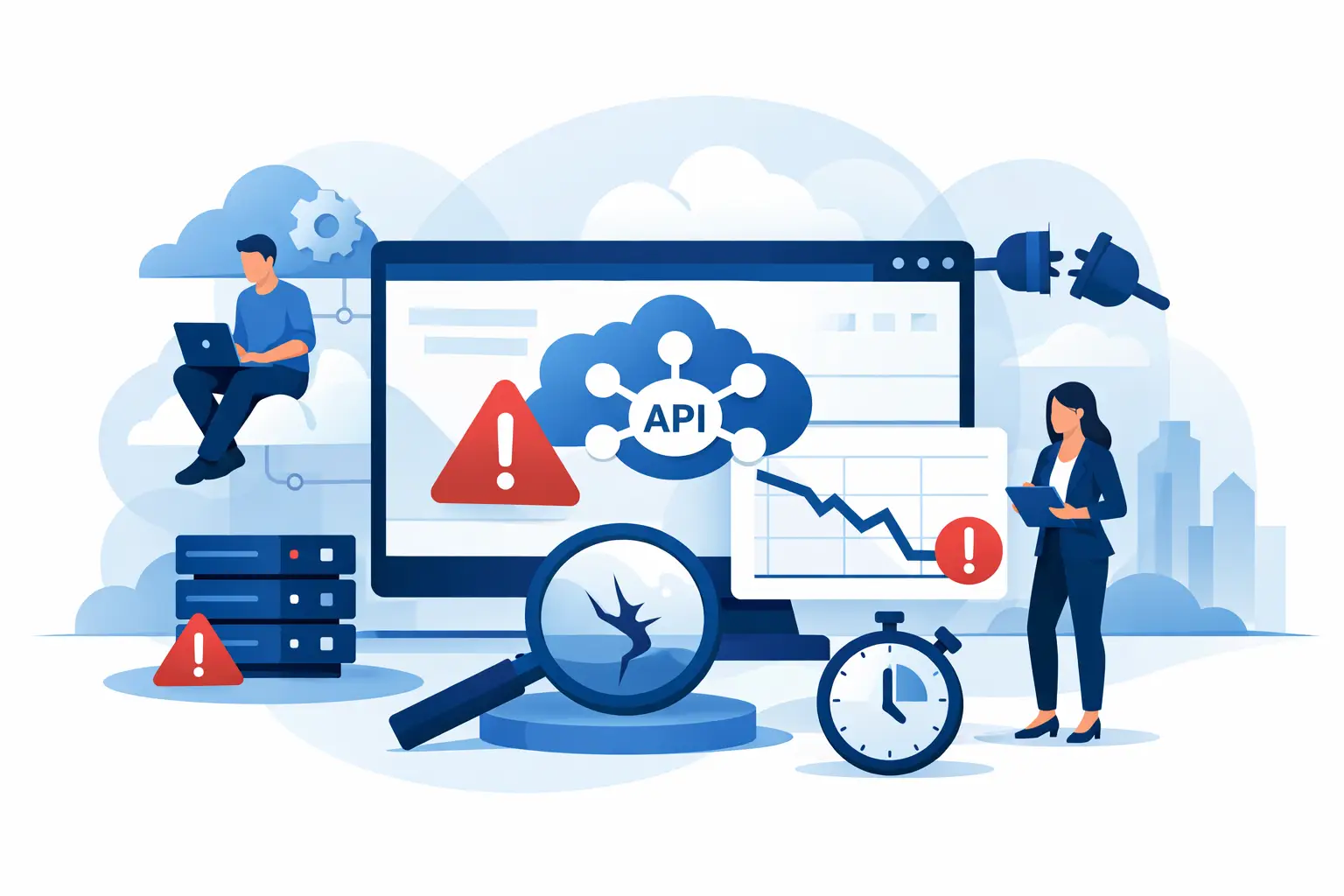 Como monitorar indisponibilidade da API