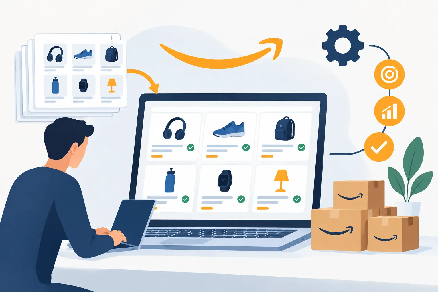 Come ottimizzare catalogo Amazon in massa