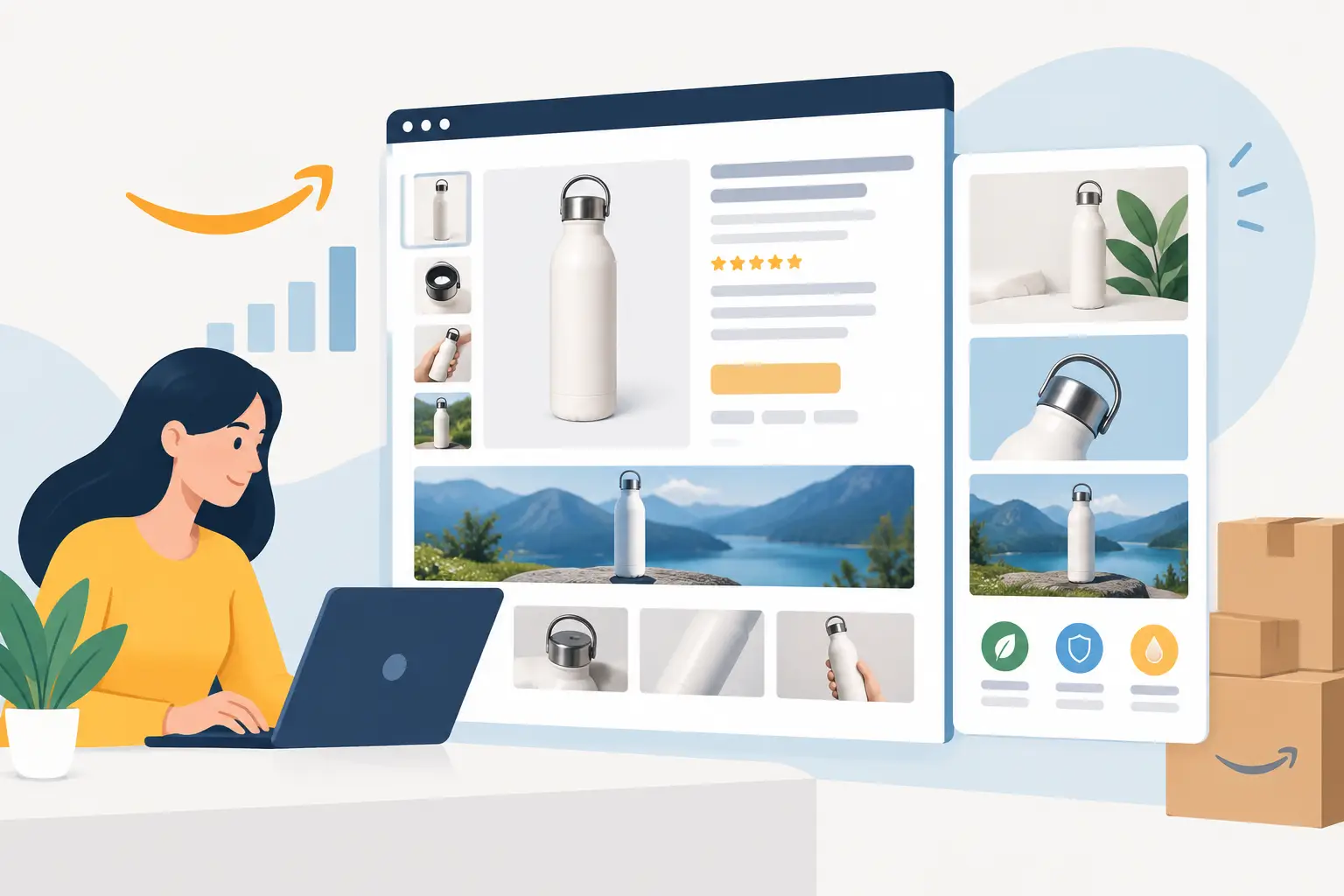 Guida contenuti A+ Amazon per schede efficaci
