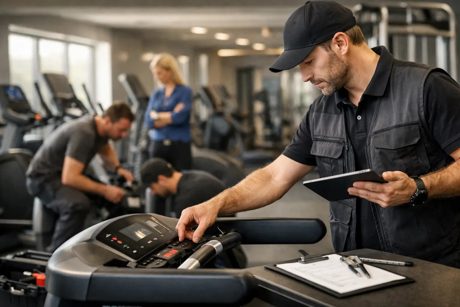 Fitnessapparatuur technisch opleveren in 7 stappen