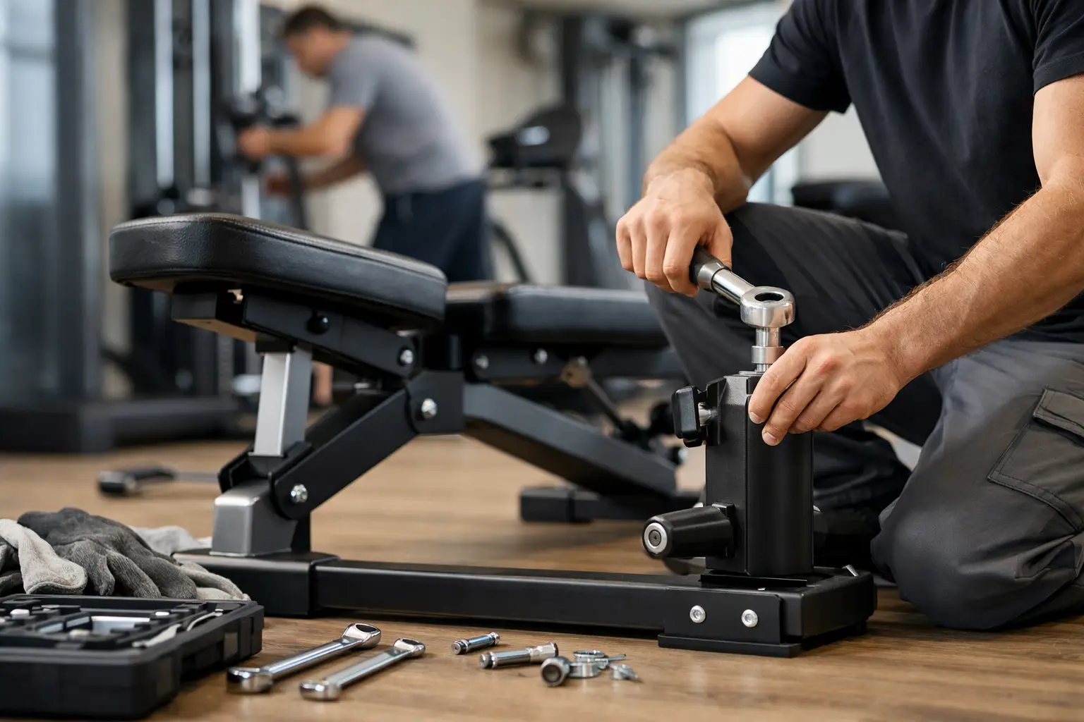 Fitnessapparatuur monteren zonder vertraging