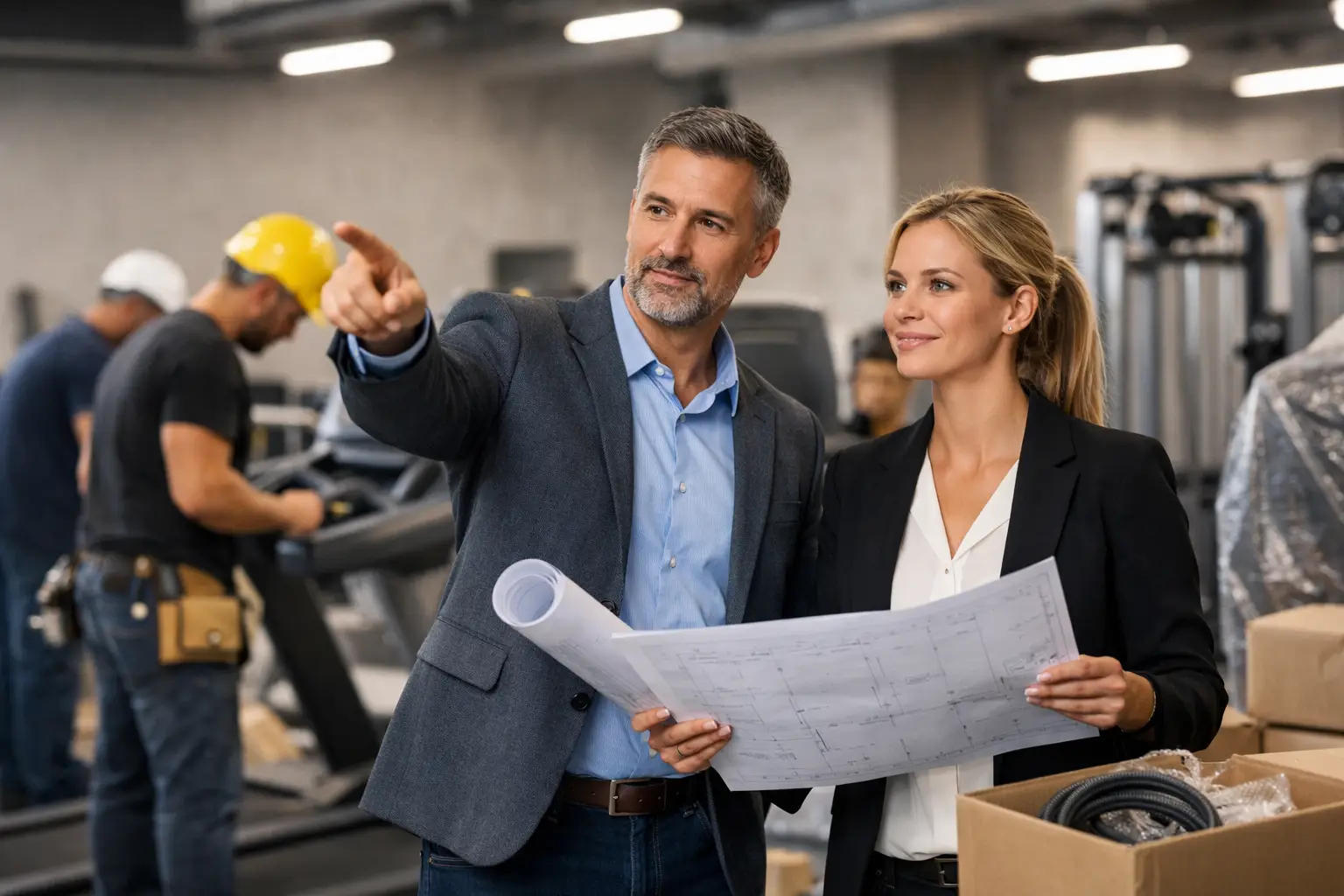 Fitnessketen apparatuur uitrollen zonder vertraging