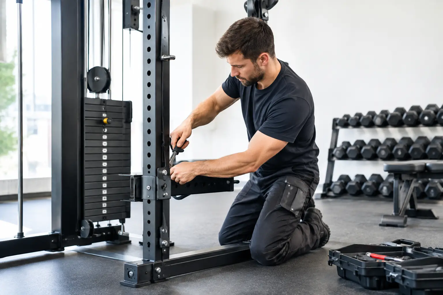 Professionele fitnessapparatuur correct installeren