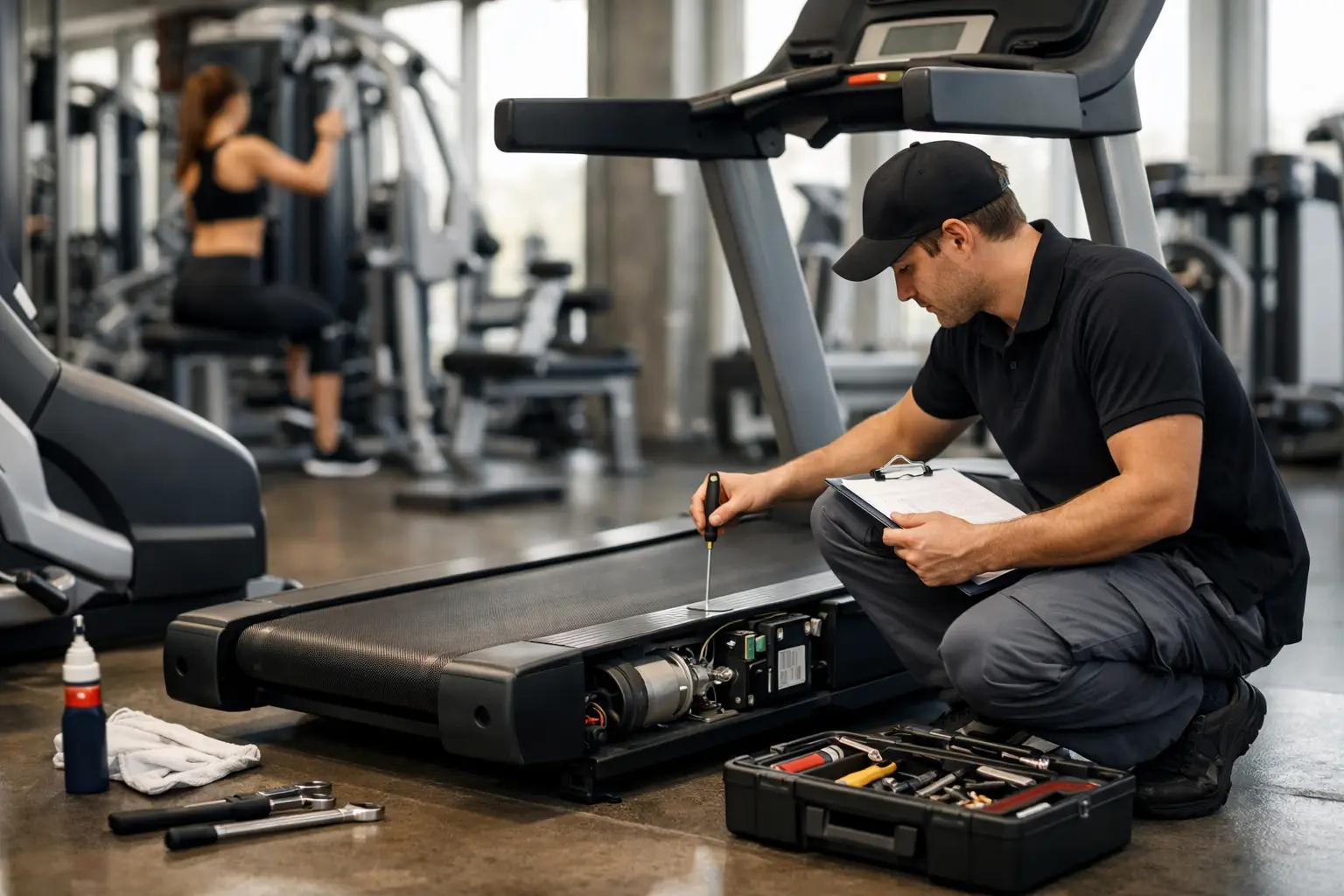 Onderhoud fitnessapparatuur sportschool plannen