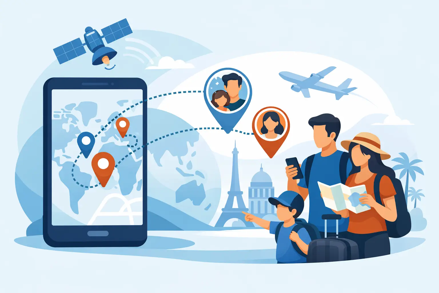 How to Track Family While Traveling Abroad