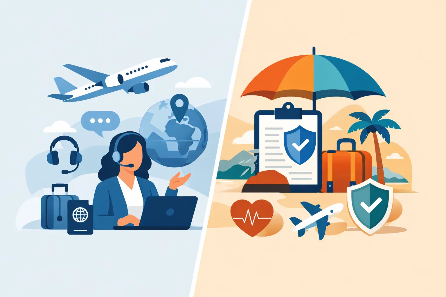 Travel Support vs Travel Insurance Explained