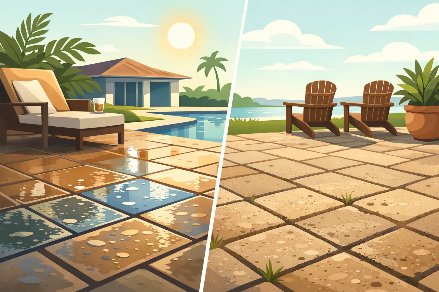 Sealed Pavers vs Bare Pavers for Florida Homes