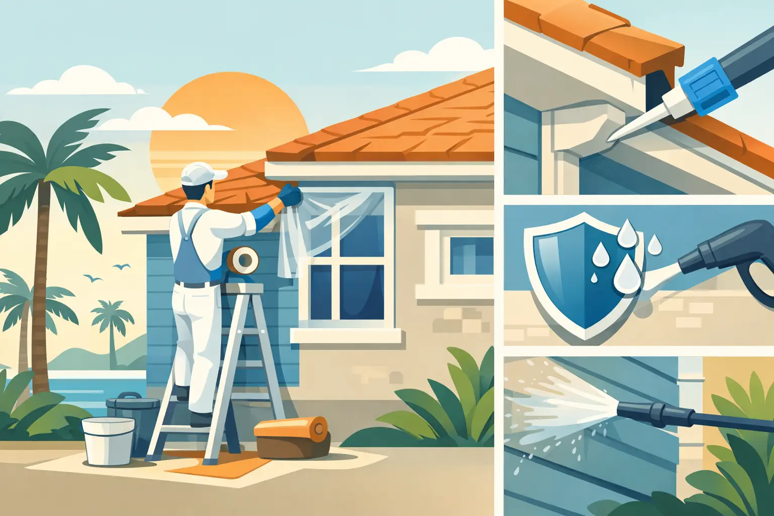 Painting Prep That Protects Florida Exteriors
