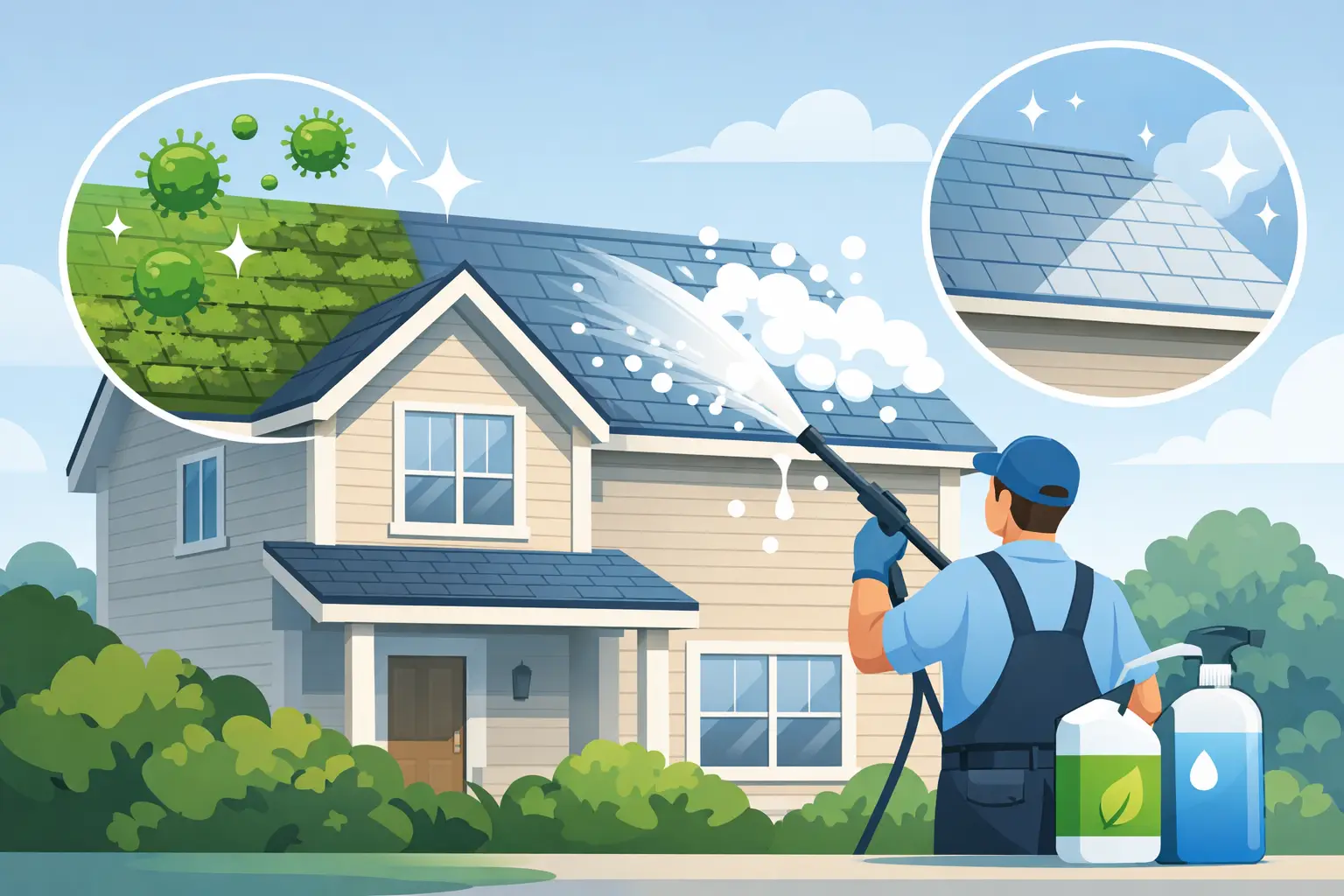 Can Soft Washing Kill Algae on Your Home?
