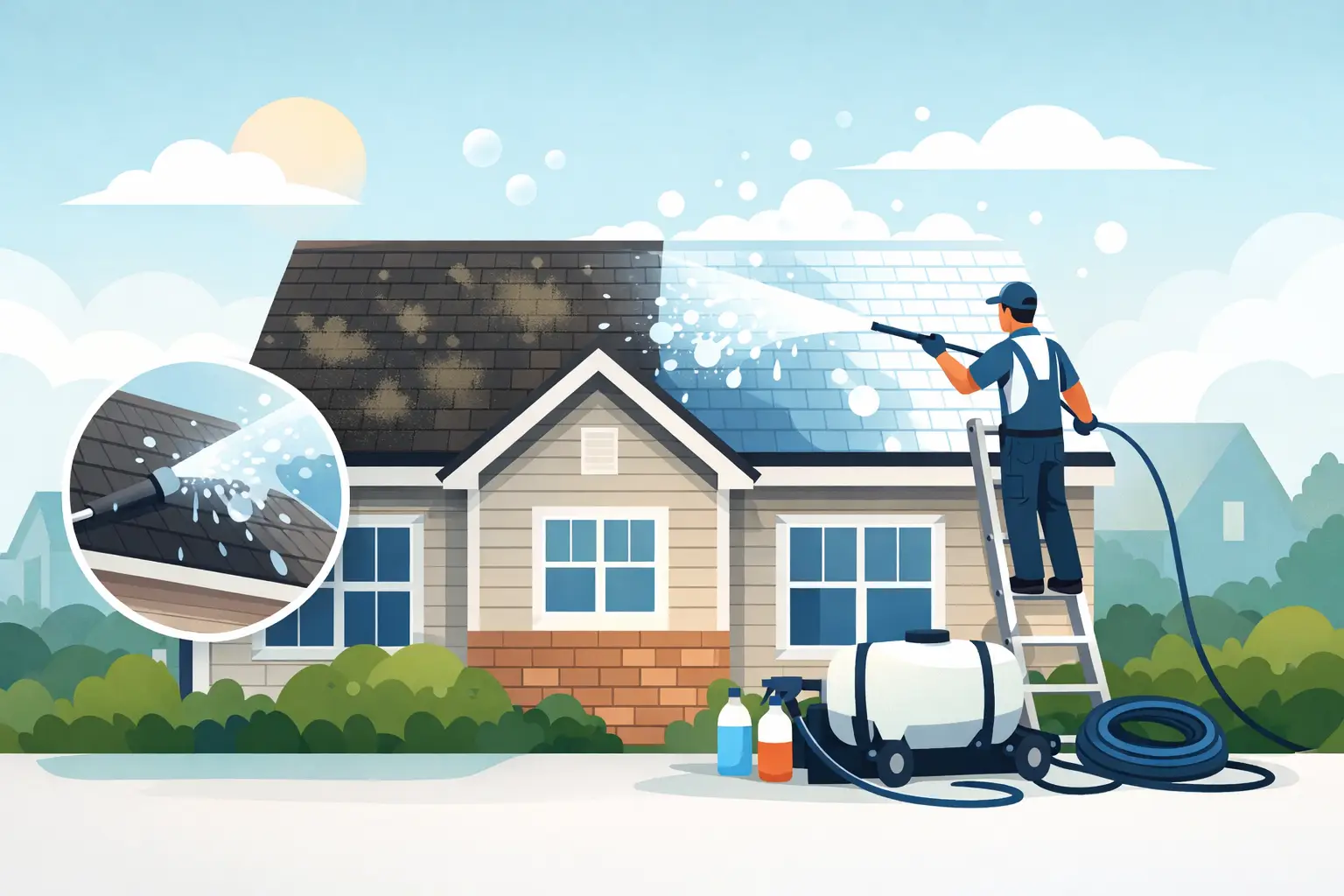 Soft Wash Roof Review: What Homeowners Should Expect