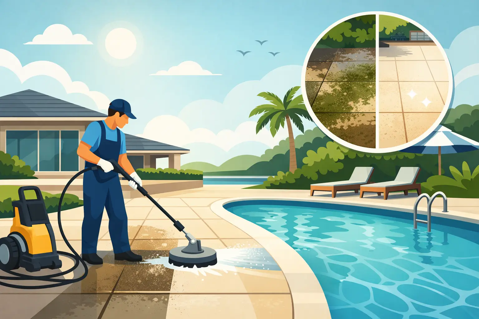 Pool Deck Cleaning Service for Safer Florida Homes