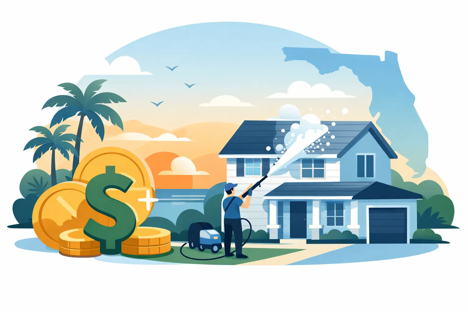 How Much Does House Washing Cost in Florida?
