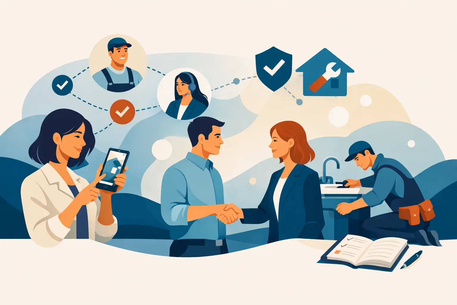 Serviços por recomendação para contratar bem