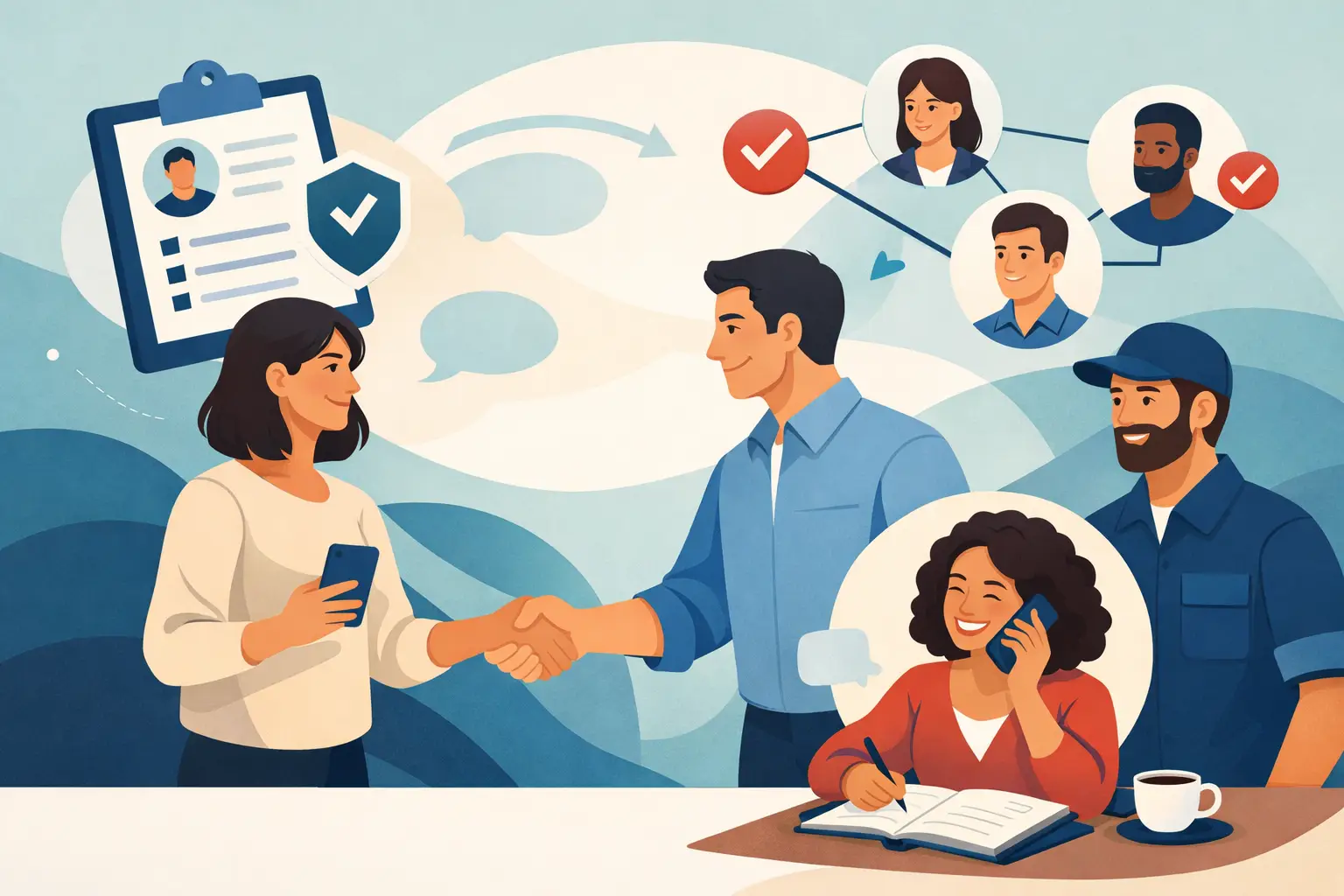 Como conseguir clientes sem anúncio com confiança
