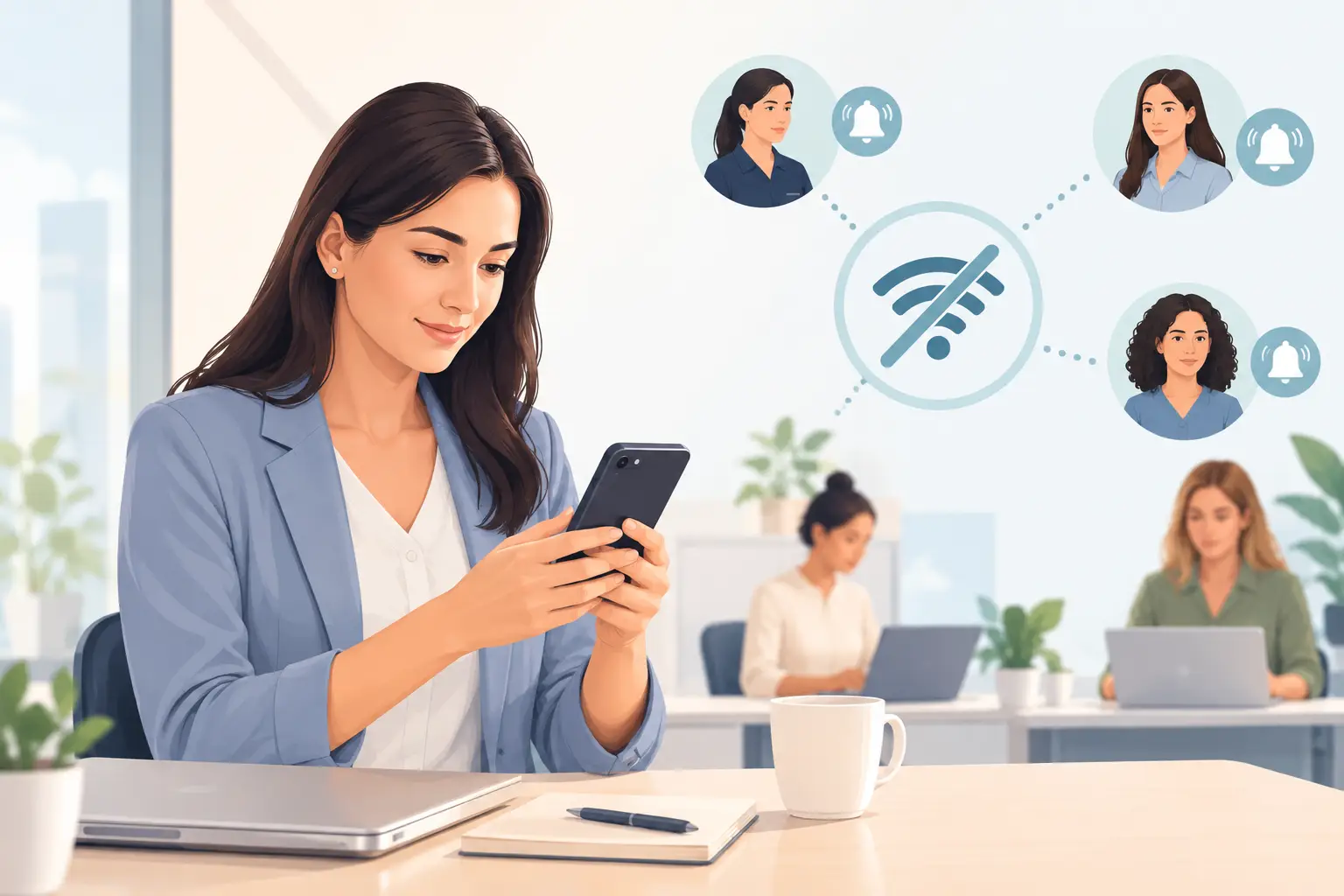 Alertas sin internet para proteger a su personal