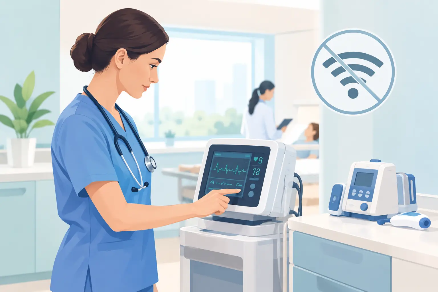 Qué equipos operan sin internet en salud