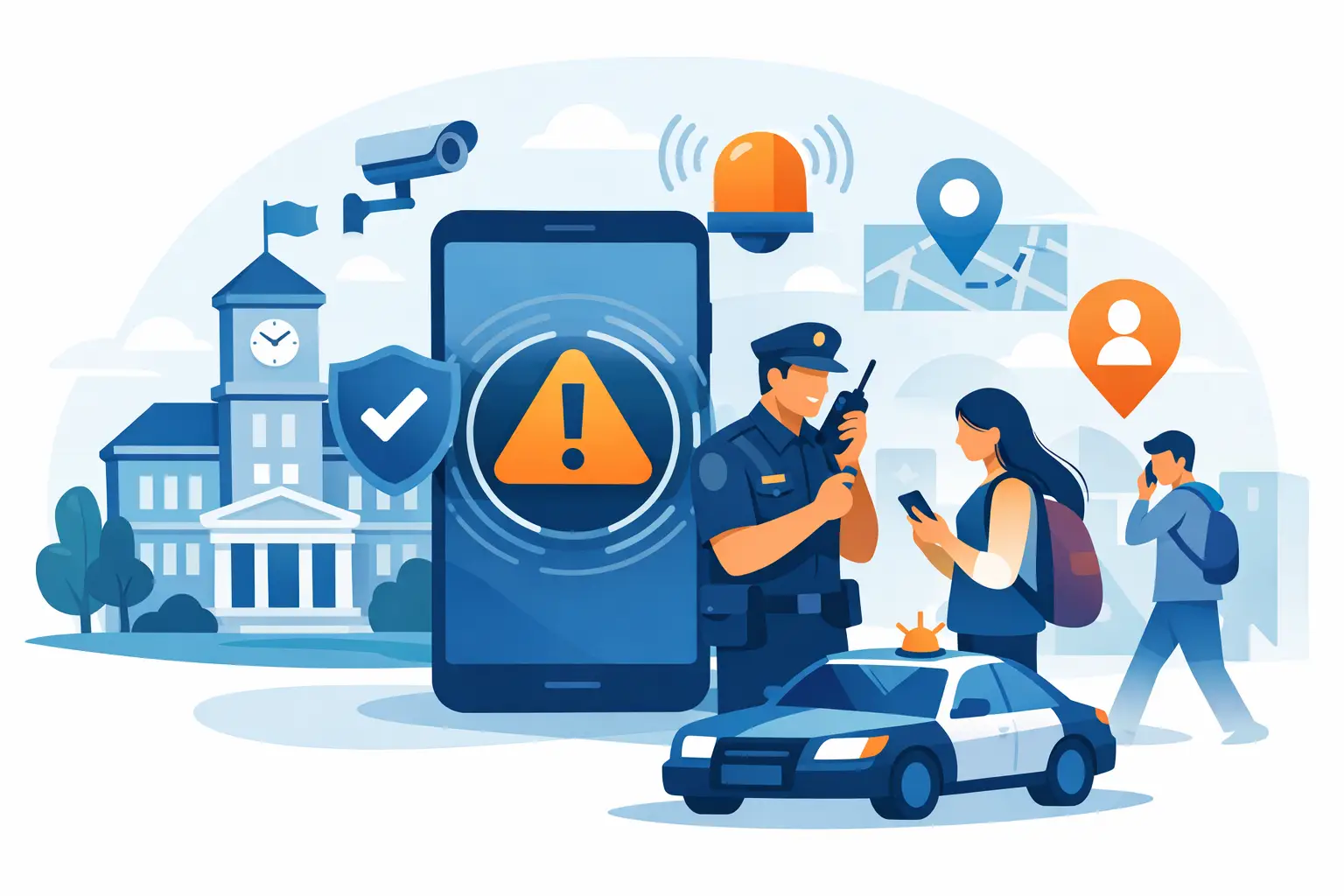 Sistema de alerta universitario para campus seguros