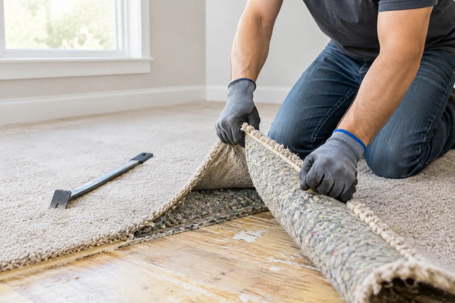 How to Remove Old Carpet Without Wrecking Floors