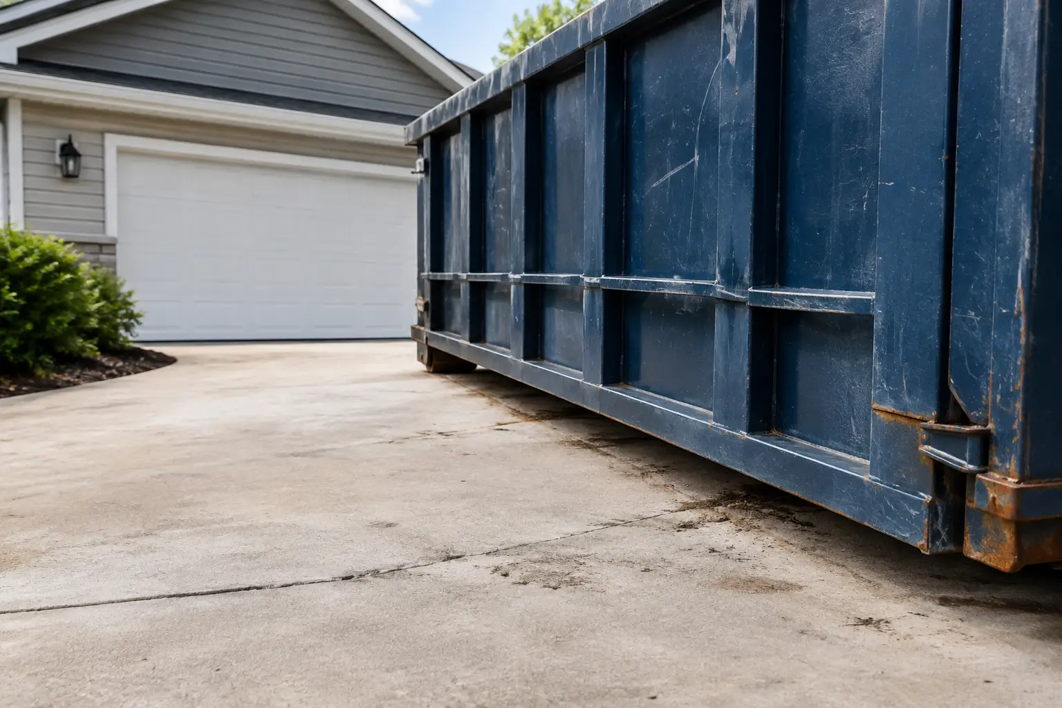 Do Dumpsters Damage Driveways? What to Know