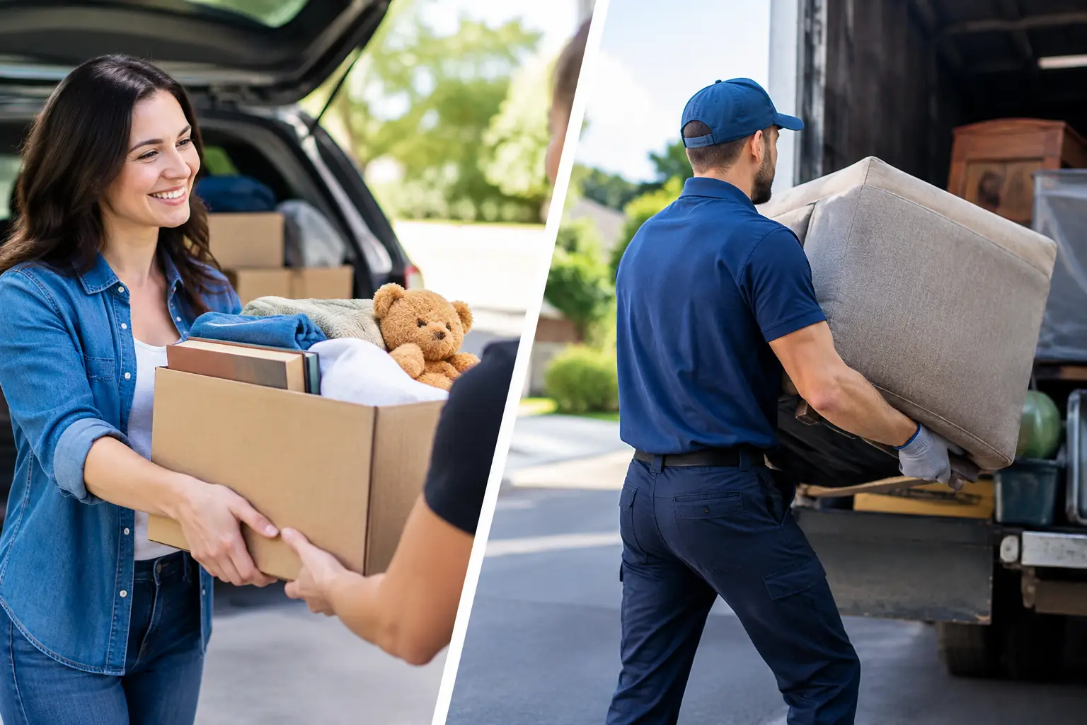 Donation Pickup Versus Junk Hauling Compared