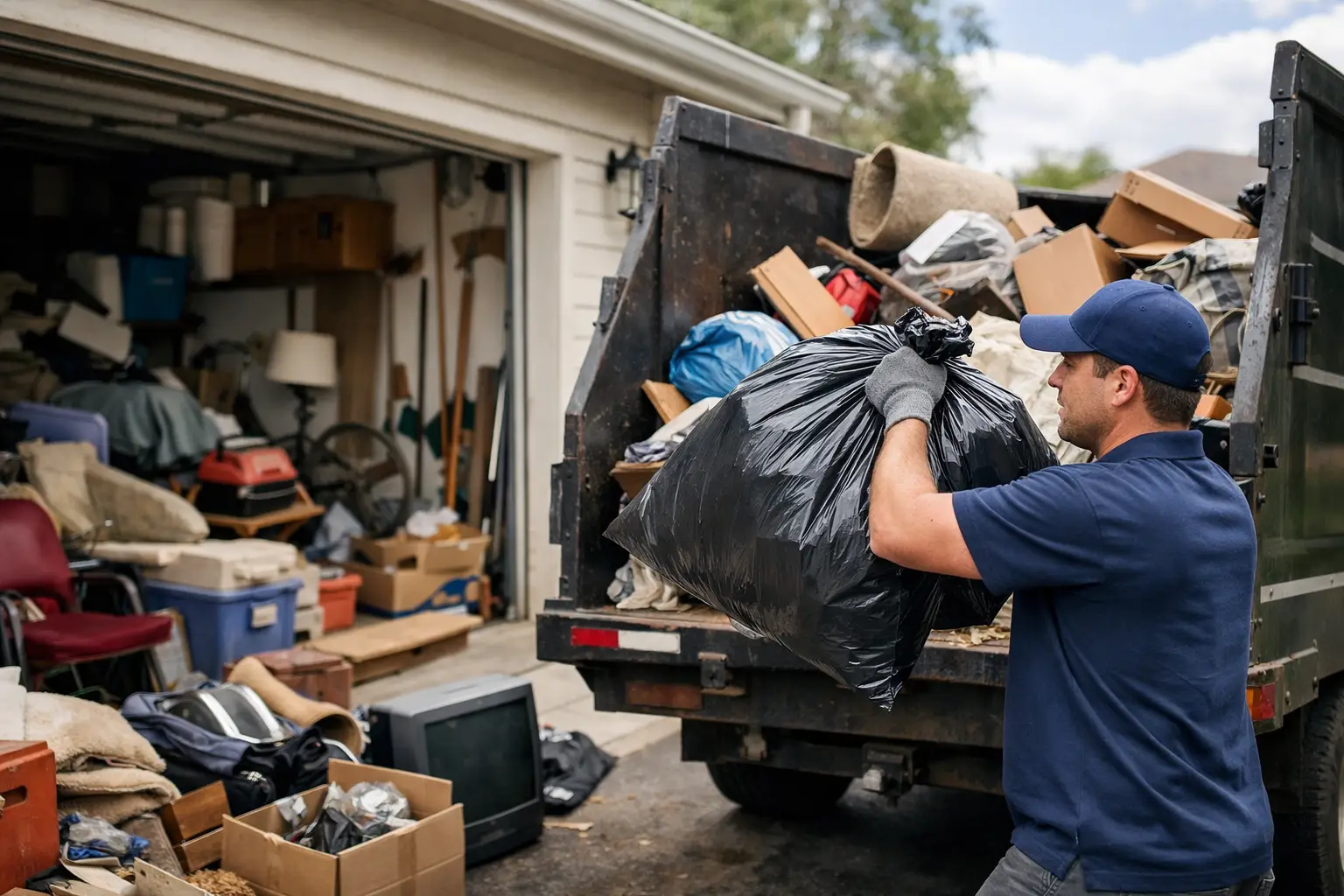 Garage Cleanout Junk Removal Without the Drag