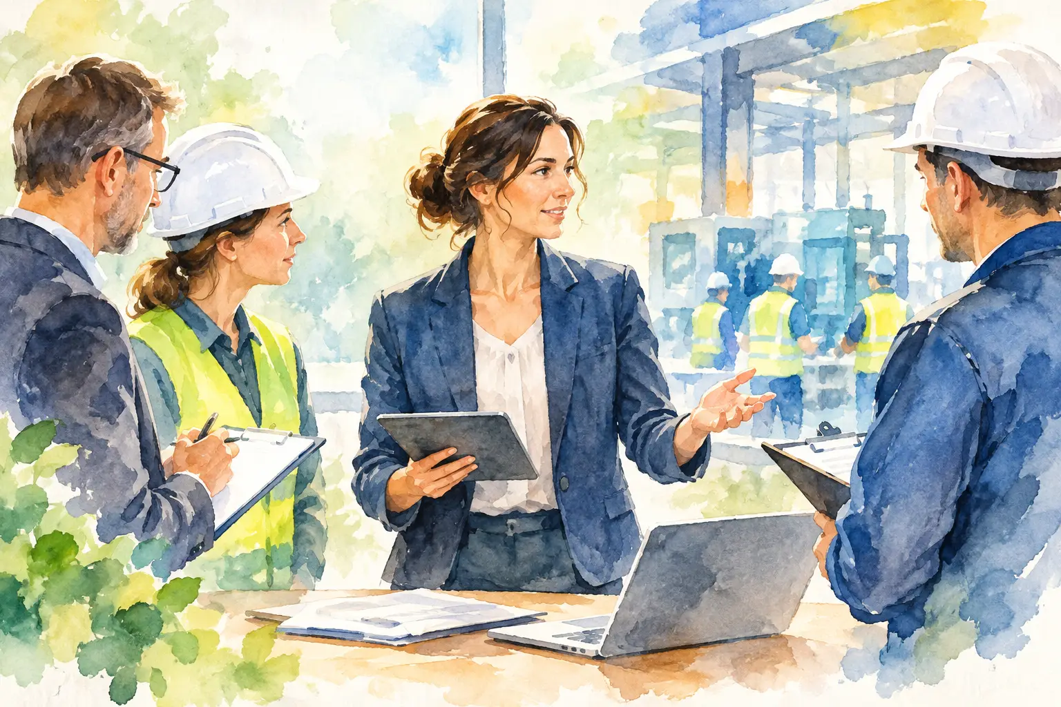 Wer koordiniert externe Prüfungen im Betrieb?
