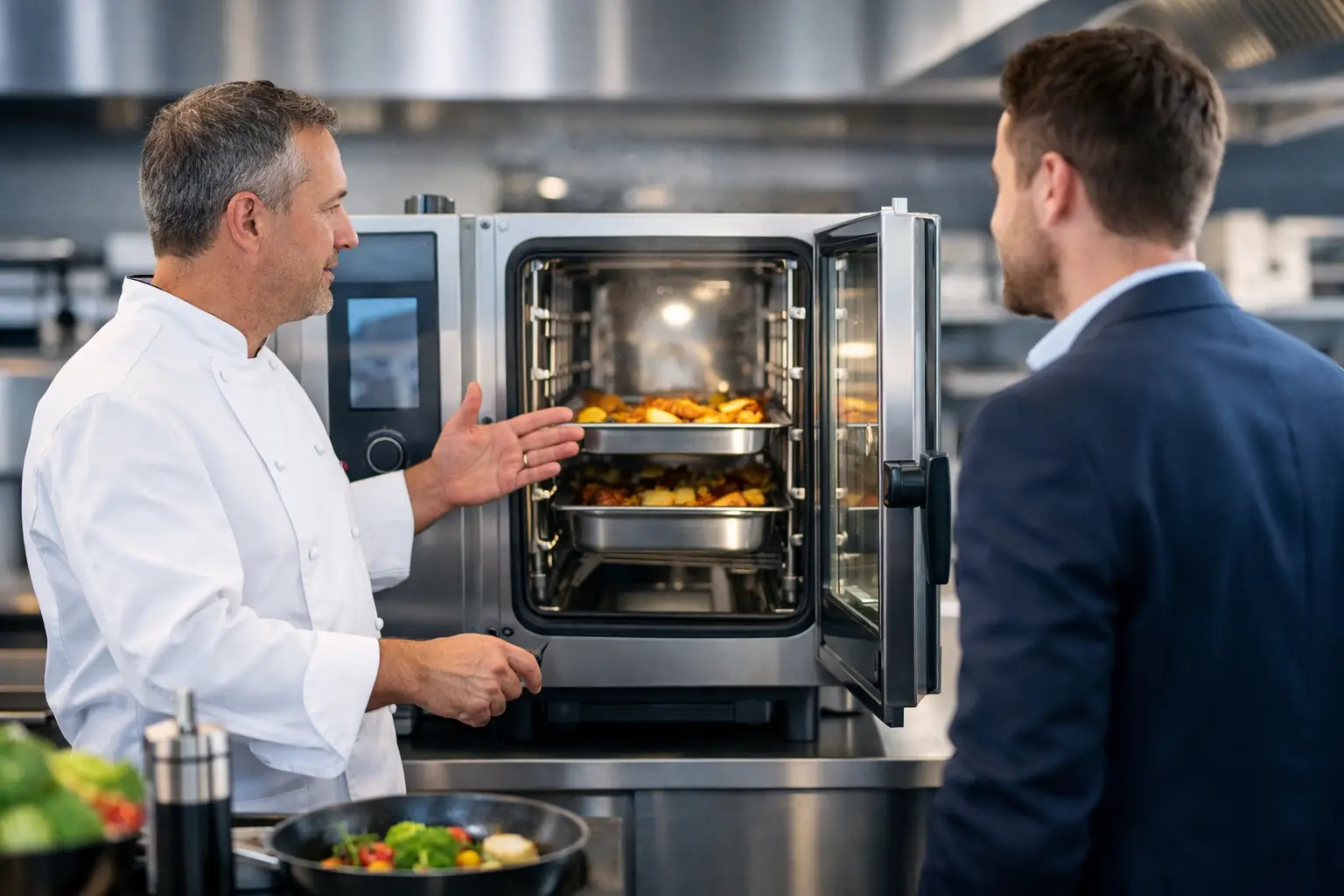 Test pieca Rational przed zakupem do kuchni
