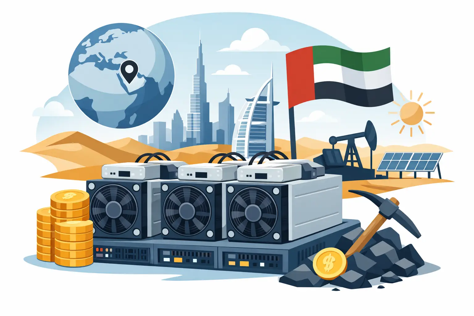 ASIC Miner Hosting UAE for Serious Miners