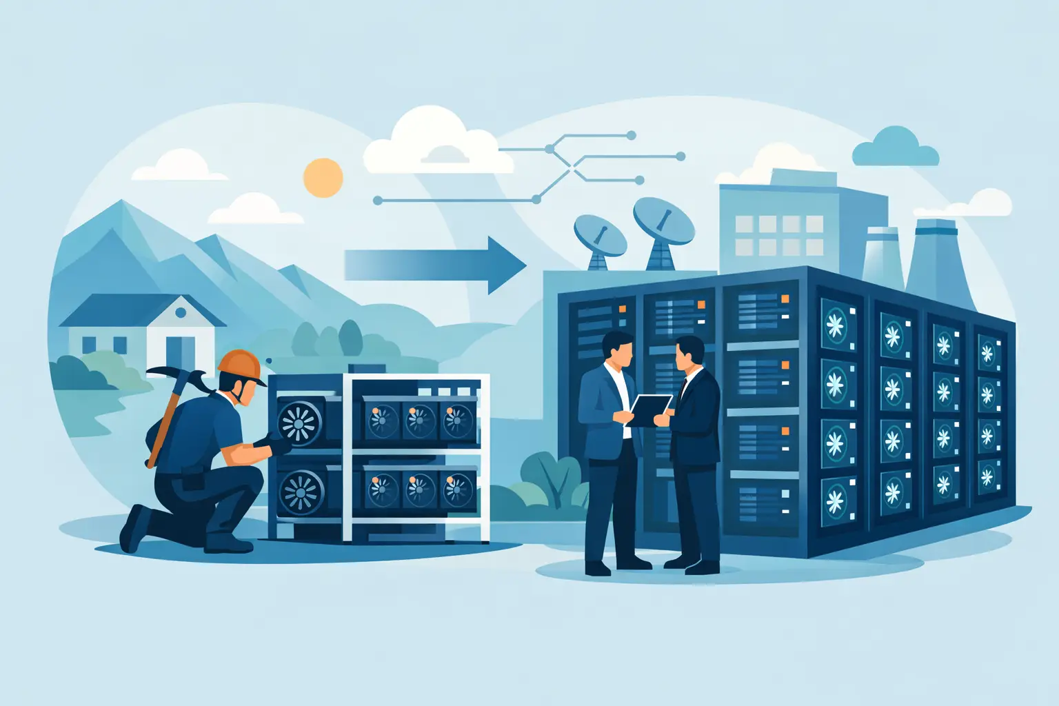 When Should Miners Use Colocation Services?