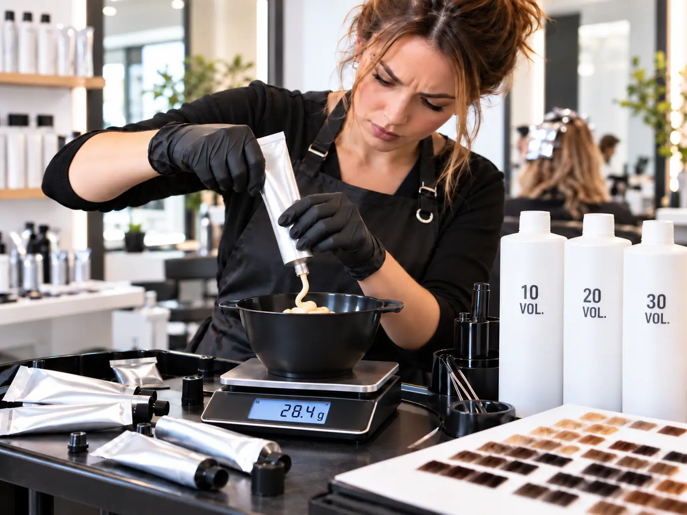 Colorazione professionale capelli più precisa