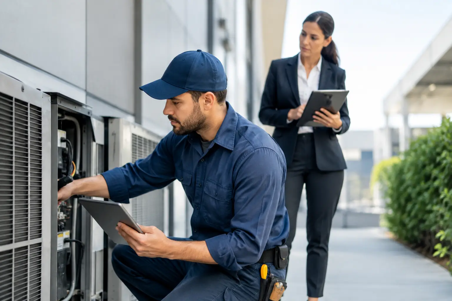On Demand Maintenance Workers When Time Matters