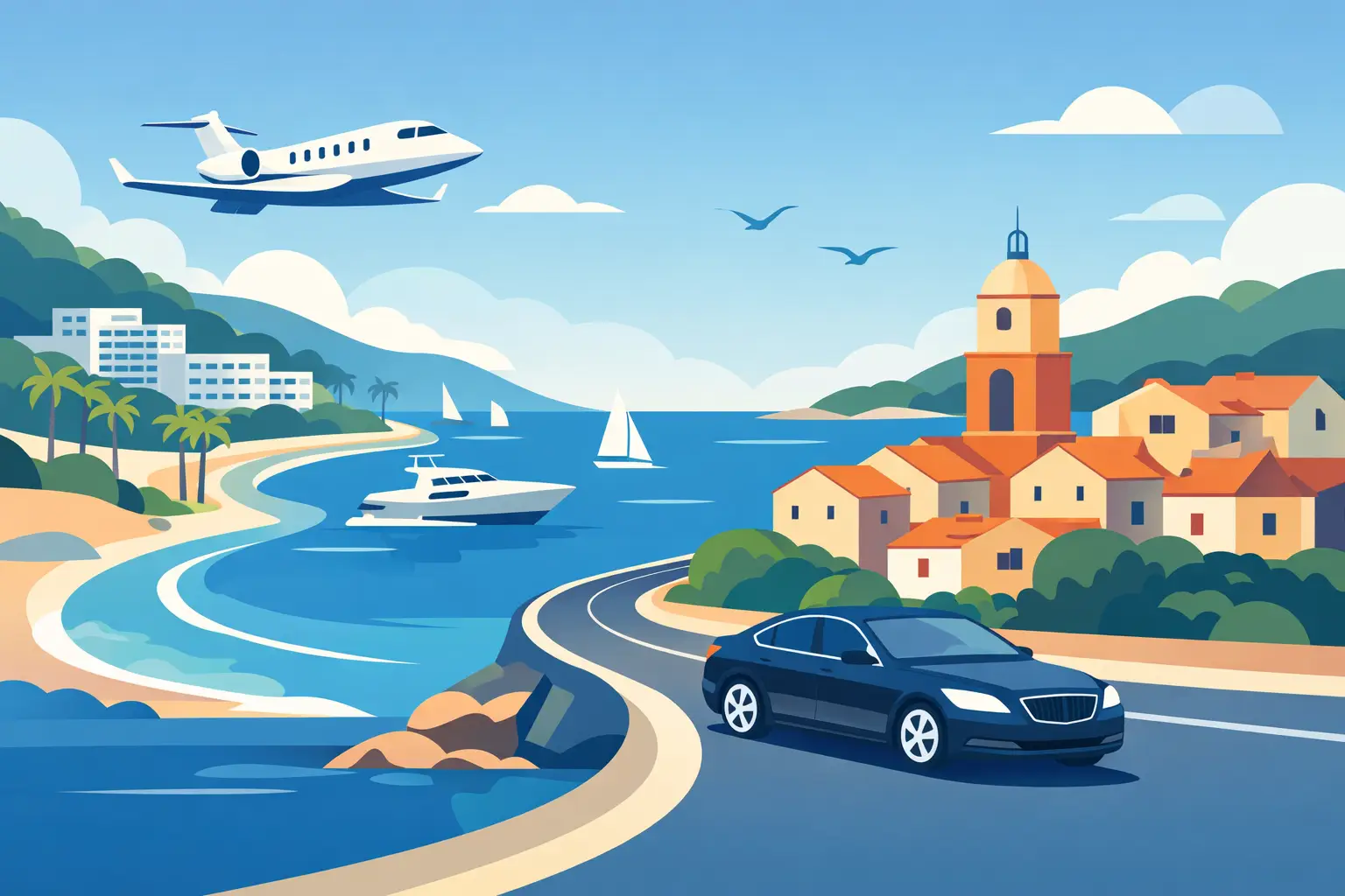 Nice to Saint Tropez Transfer for Luxury Trips