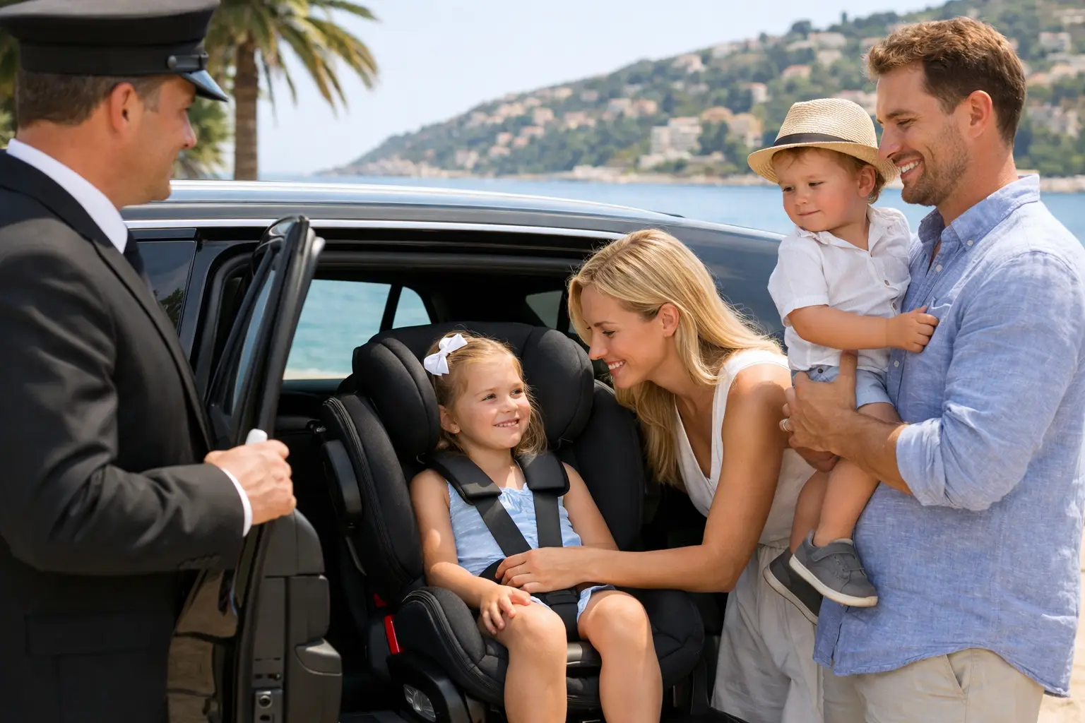 Chauffeur Child Seats for Riviera Family Travel