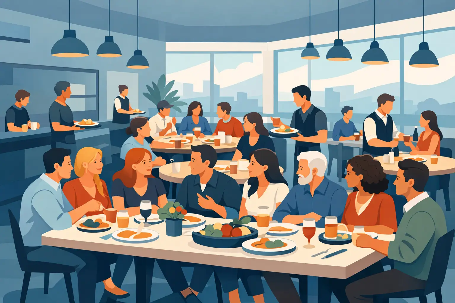 Can Restaurants Accommodate Large Groups? Yes.