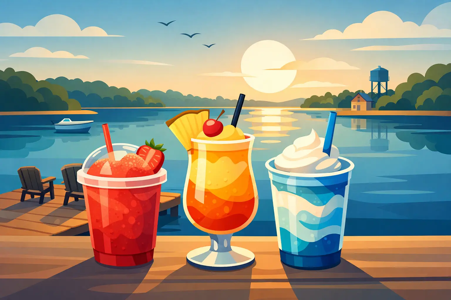 Frozen Drinks Royse City Loves by the Lake