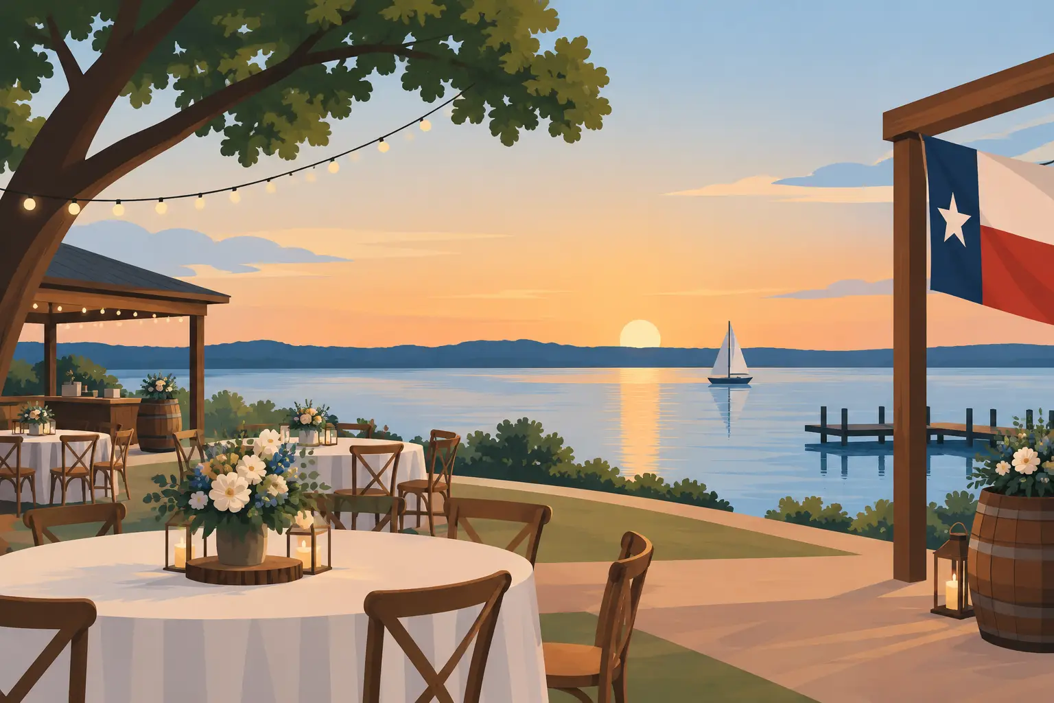 Lakeside Event Planning That Feels Like Texas