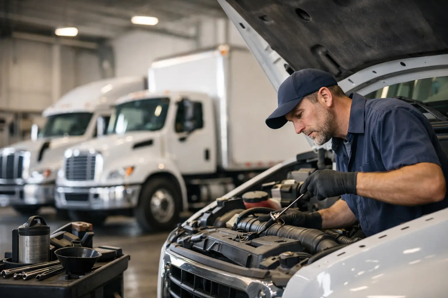 PM Service: Keep Fleet Trucks Ready for Work