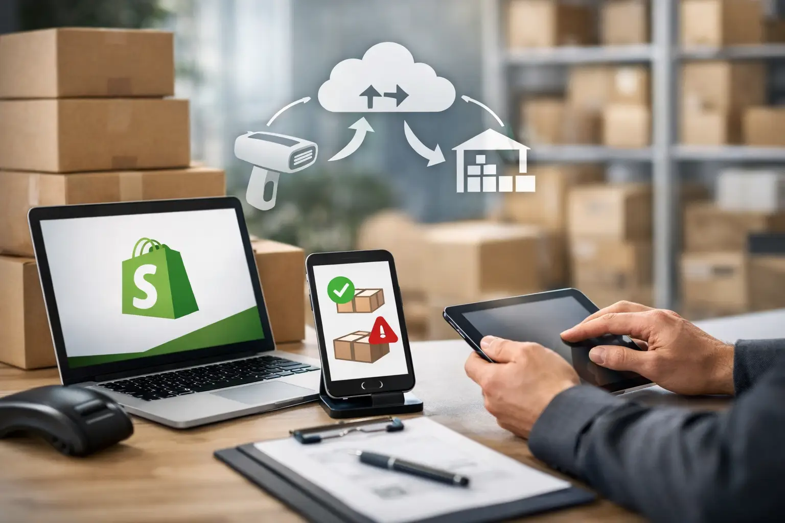 Shopify voorraad synchronisatie probleem oplossen